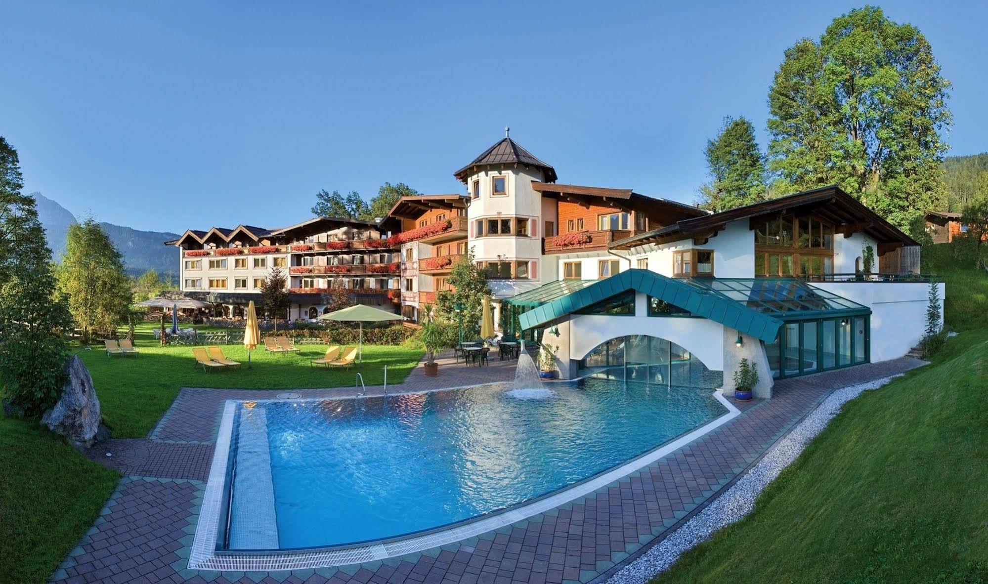 Erlebnishotel Kitzbuehler Horn Oberndorf in Tirol Esterno foto